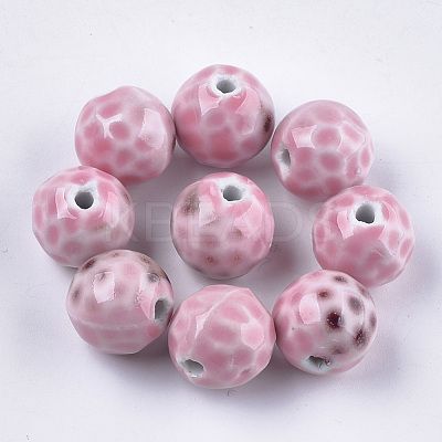 Handmade Porcelain Beads PORC-S498-22K-1