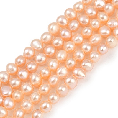 Natural Cultured Freshwater Pearl Beads Strands PEAR-P064-19E-08C-1