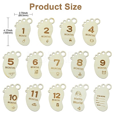 Baby Newborn Announcement Sign DIY-CJC0017-02-1
