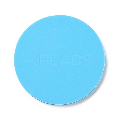 DIY Mother's Day Theme Flat Round Pendant Silicone Molds LS-SIMO-H010-02I-1