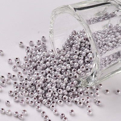11/0 FGB Grade A Round Glass Seed Beads SEED-N001-B-0489-1