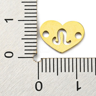 12Pcs 12 Styles Ion Plating(IP) 304 Stainless Steel Hollow Connector Charms STAS-H180-02G-1