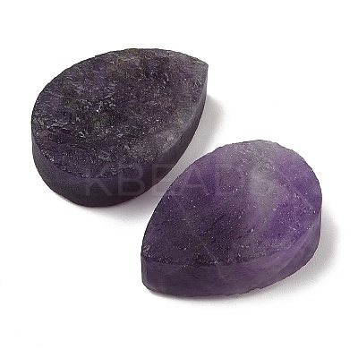 Natural Amethyst Cabochons G-K338-40C-01-1