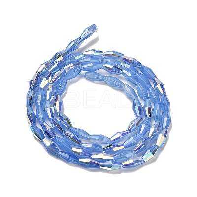 Baking Paint Glass Beads Strands DGLA-D001-01G-1