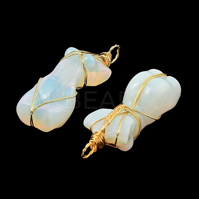Opalite Pendants G-K338-30G-09-1