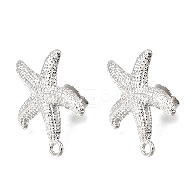 304 Stainless Steel Stud Earring Findings STAS-D391-03B-P-1
