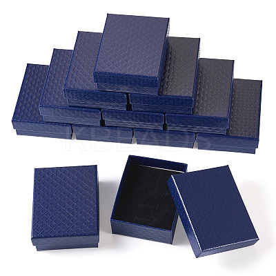 Rhombus Textured Cardboard Gift Storage Boxes CON-TAC0010-03A-02-1