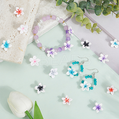 Handmade Polymer Clay Beads CLAY-SC0002-18B-1