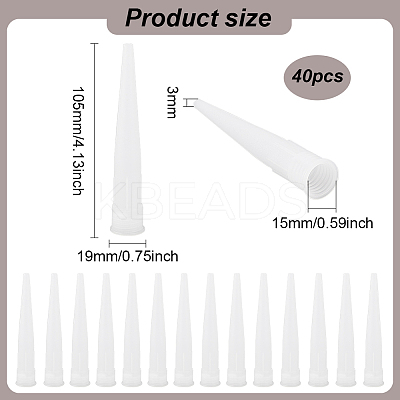 Reusable Silicone Caulking Nozzle Applicators SIL-WH0014-44-1