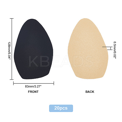 Adhesive Velvet Clothing Patches FIND-WH0037-41-1