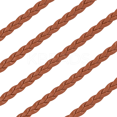 5M 3-Ply PU Leather Braided Cord LC-GF0001-12A-1