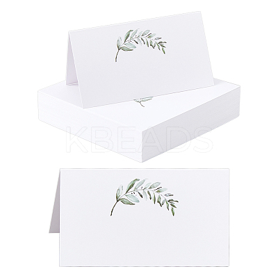 Rectangle Paper Table Place Cards AJEW-WH0752-125A-1