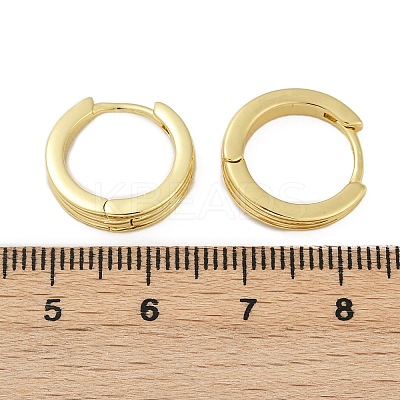 Brass Hoop Earrings EJEW-L299-02G-1