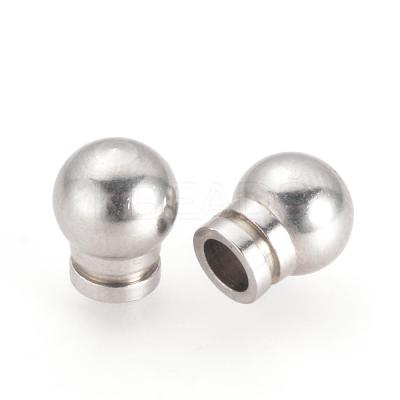 Tarnish Resistant 304 Stainless Steel Cord Ends STAS-Q210-46-1