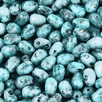 Picasso Glass Seed Beads SEED-N012-10H-1