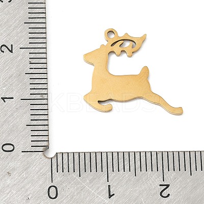 Christmas 201 Stainless Steel Pendants STAS-F337-05G-1
