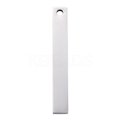 Tarnish Resistant 304 Stainless Steel Four Sides Engraved Pendants STAS-I140-30A-S-1