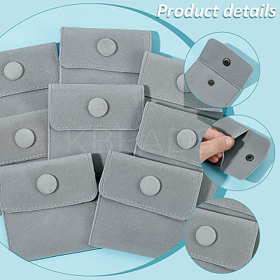 12Pcs Square Velvet Jewelry Bags TP-NB0001-59A-1