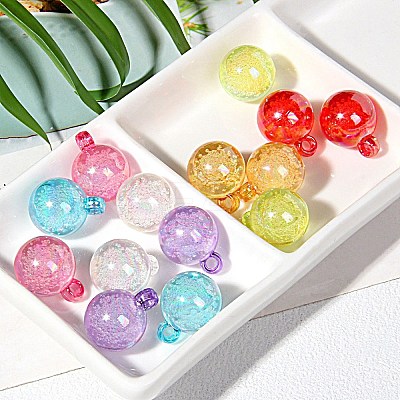 Transparent Acrylic Pendants OACR-I019-01-1