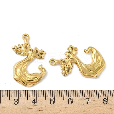 304 Stainless Steel Pendants STAS-D376-10G-1