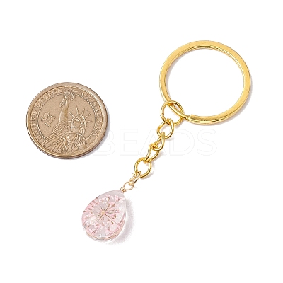 Glass Pendant Keychain KEYC-JKC00971-1