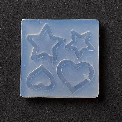 DIY Star & Heart Linking Ring Silicone Molds LS-SIMO-B001-08-1