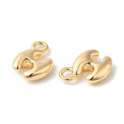 Brass Charms KK-P234-13G-H-1