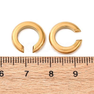C-Shaped 304 Stainless Steel Cuff Earrings EJEW-A131-04C-G-1
