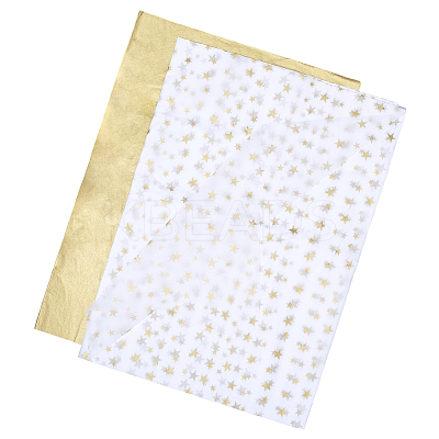 32Pcs 2 Style Rectangle Paper Bouquet Wrapping DIY-GF0011-31-1