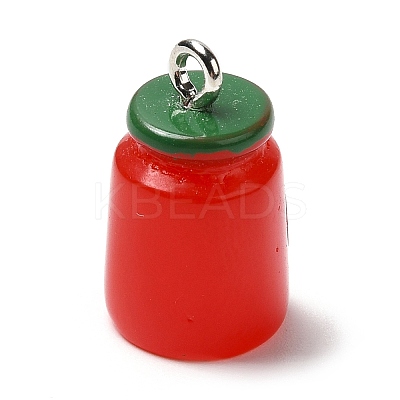 Opaque Resin Imitation Food Pendants LS-RESI-L038-06P-02-1