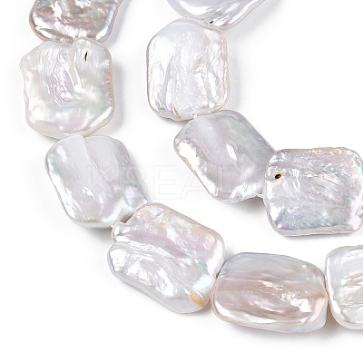Natural Keshi Pearl Beads Strands PEAR-S020-D08-1