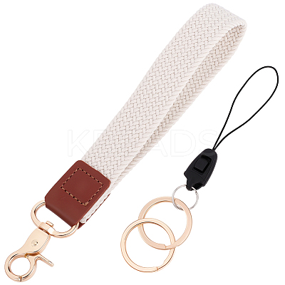 1Pc Nylon Stretch Band Wristlet Keychains KEYC-CL0001-38D-1