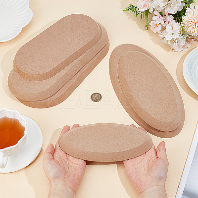 6Pcs 6 Styles Oval MDF Wood Pottery Tools DIY-OC0014-67-1