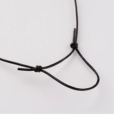 Adjustable Leather Cord Necklaces NJEW-JN01644-1