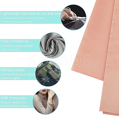EMF Protection Fabric AJEW-WH0314-712E-06-1