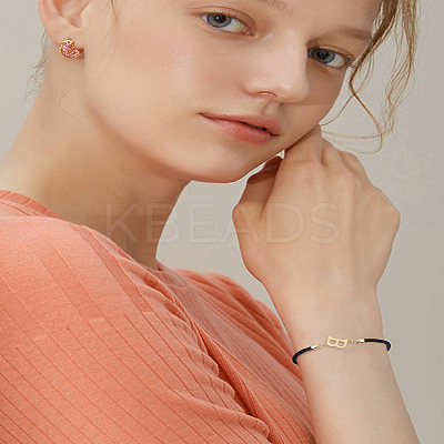 1Pc Adjustable Nylon Cord Slider Bracelets for Women BJEW-LP0001-32B-01-1
