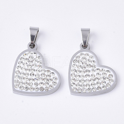 201 Stainless Steel Pendants STAS-N089-97P-1