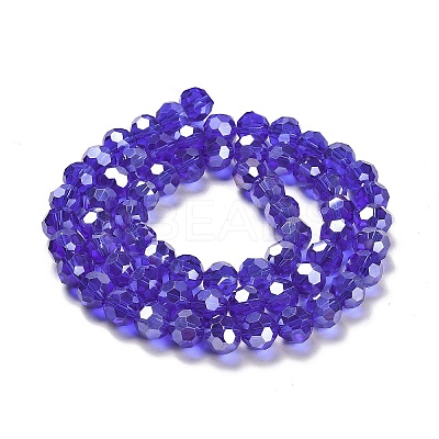 Transparent Glass Beads EGLA-A035-T8mm-B06-1