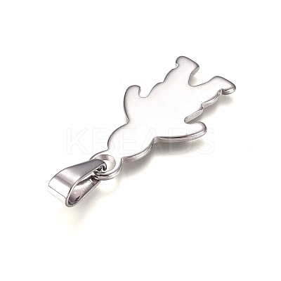 Tarnish Resistant 304 Stainless Steel Pendants STAS-I135-39P-1