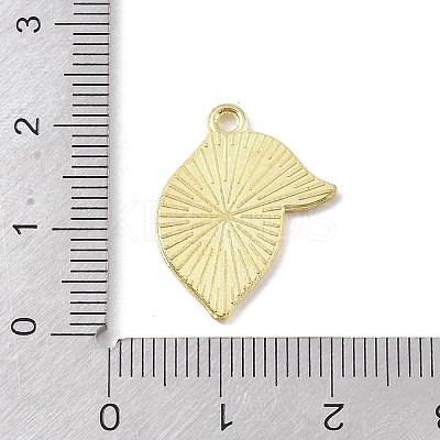 Golden Plated Alloy Enamel Pendants FIND-M015-01G-B-1