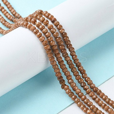 Synthetic Goldstone Beads Strands G-F748-O01-01-1
