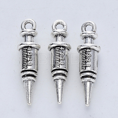 Tibetan Style Alloy Pendants X-TIBE-R316-096AS-RS-1
