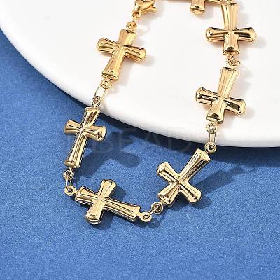 304 Stainless Steel Link Chain Bracelets for Women BJEW-U021-08G-03-1