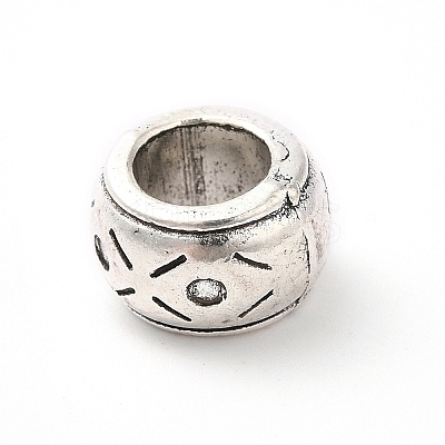 Tibetan Style Alloy European Beads PALLOY-P293-146AS-1