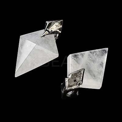 Natural Quartz Crystal Pendants G-K338-10AS-06-1