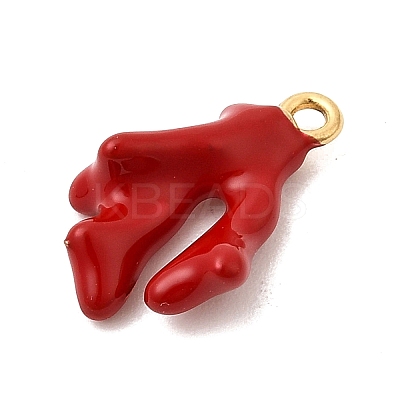 304 Stainless Steel Enamel Pendants STAS-P431-32G-01-1