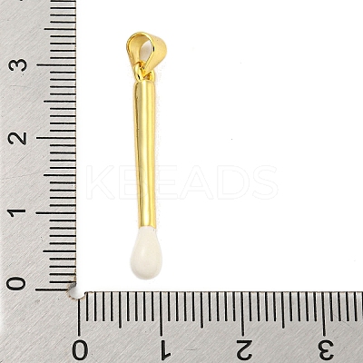 Real 18K Gold Plated Brass Pendants KK-R159-40G-02-1