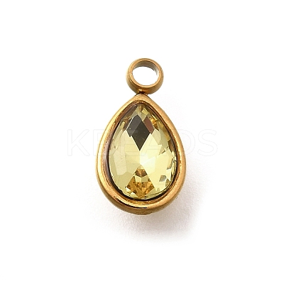 304 Stainless Steel Pendants STAS-Q346-04G-06-1