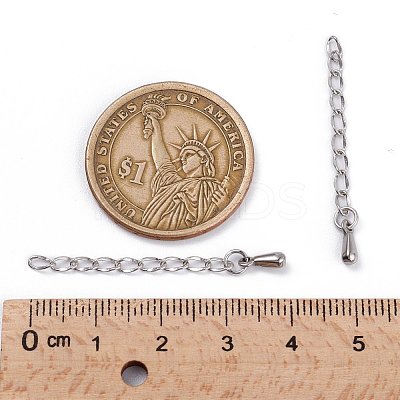 Tarnish Resistant 304 Stainless Steel Chain Extender STAS-L214-03B-1