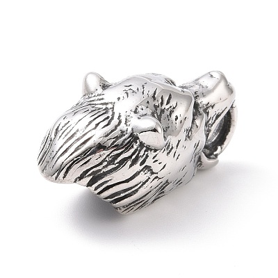 Tibetan Style 304 Stainless Steel Manual Polishing Cord Ends STAS-G276-15AS-1